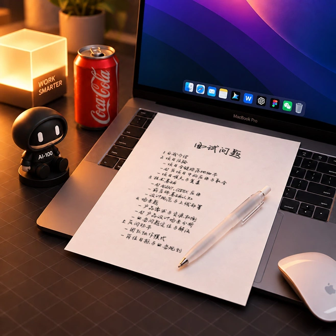面试答辩准备工作台
